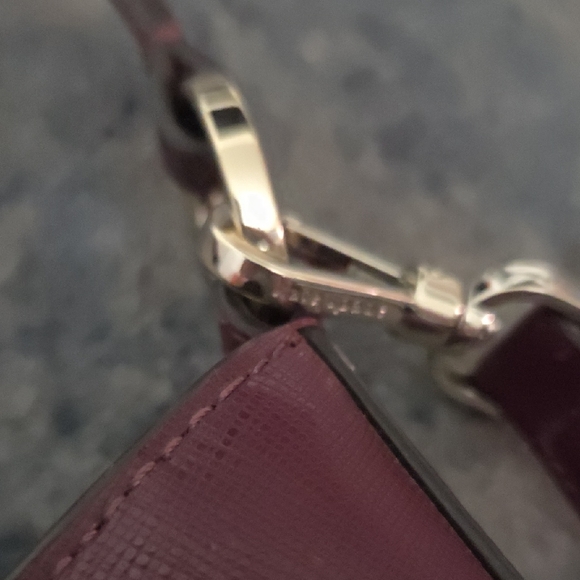 Kate Spade Perry Wine Shoulder Bag with Removable Strap - Picture 4 of 7